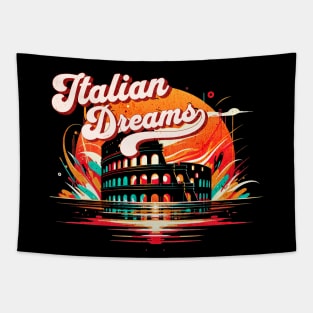 Roman Colosseum Italian Dreams Design Tapestry