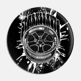 Wheel Vector Artwork Pin