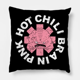 Pink hot chili brain Pillow