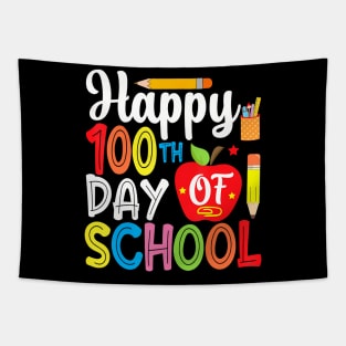 100 Days Of School Teacher And Student Tapestry