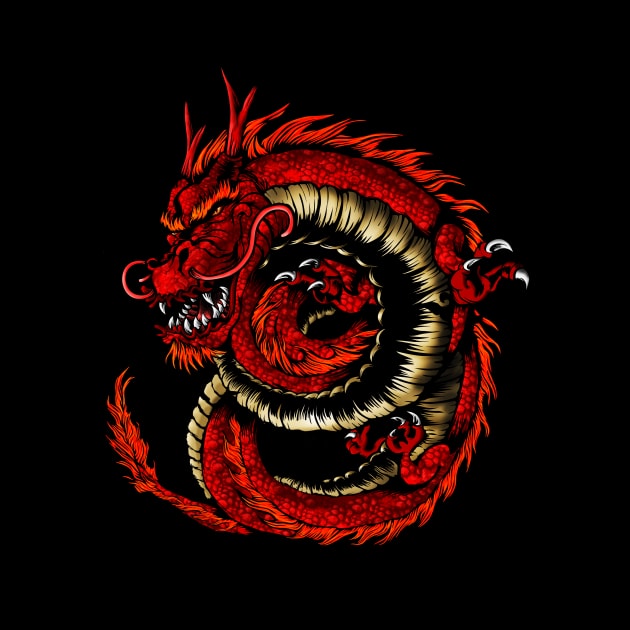 Wonderful asian dragon by Nicky2342