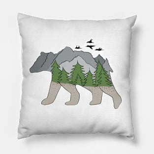 A nature bear Pillow