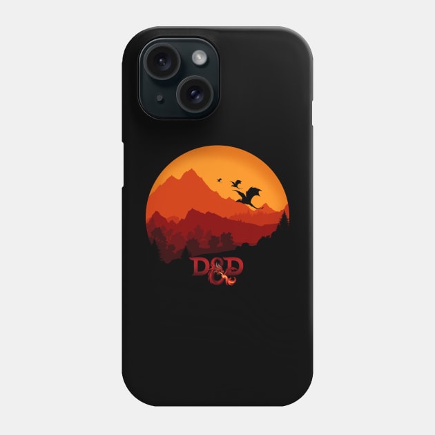 DnD Black Dragons Phone Case by Anilia