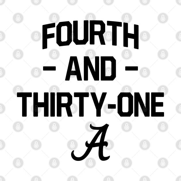 4th and 31 Alabama Football Ver.2 by Burblues