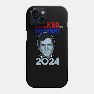 Tucker Carlson For President 2024 Phone Case