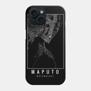 Maputo Mozambique Minimalist Map Phone Case