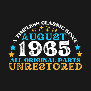 A timeless classic since August 1965. All original part, unrestored T-Shirt