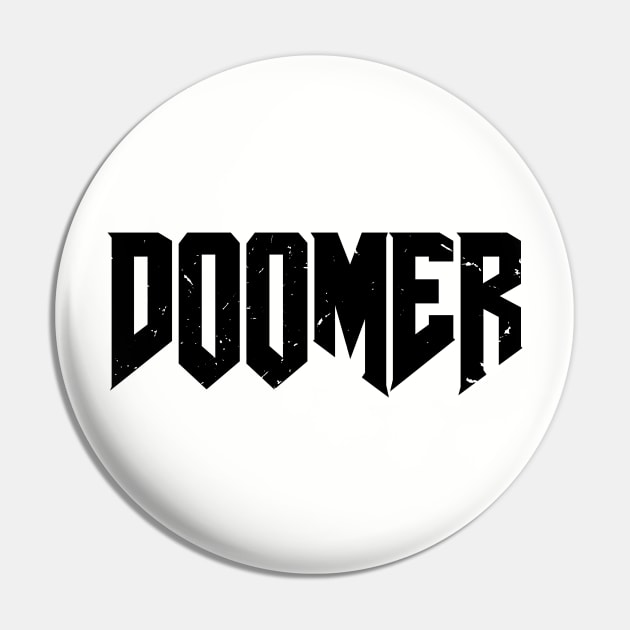 Doomer Boomer Meme Gamer Dad Pin by atomguy