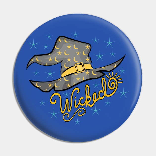 Wicked Witch Hat Pin by Designoholic