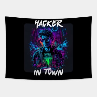 Hacker in Town 4 Tapestry