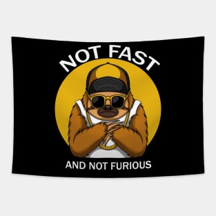 Not Fast Not Furious Tapestry