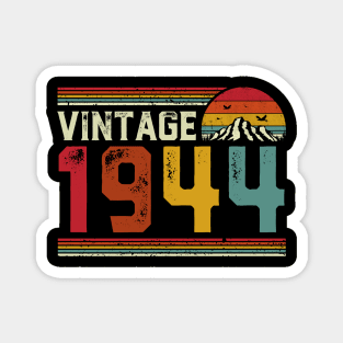 Vintage 1944 Birthday Gift Retro Style Magnet