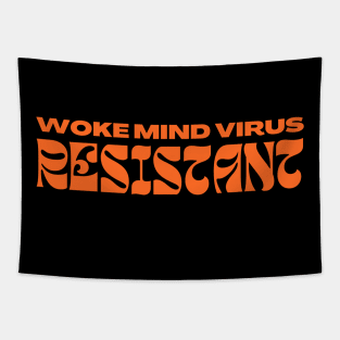 Woke Mind Virus Resistant Tapestry