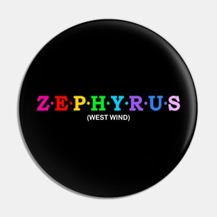 Zephyrus - West Wind Pin