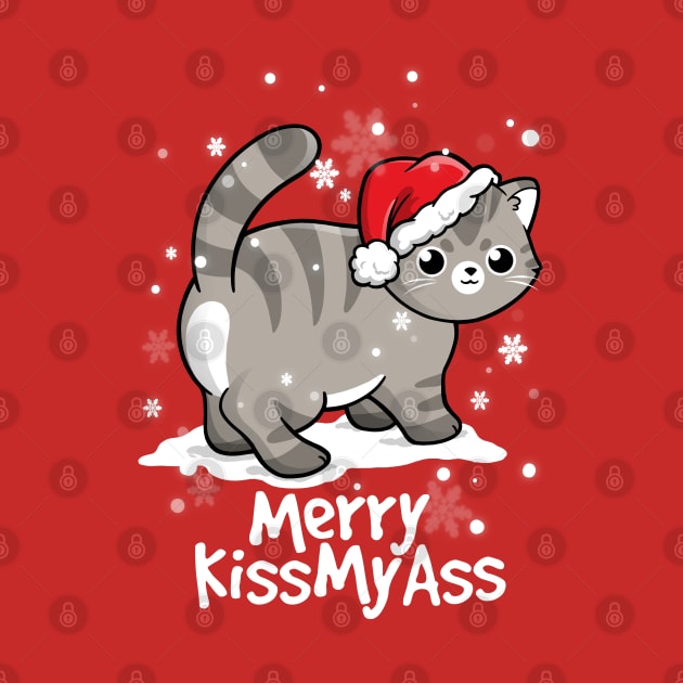 Merry kissmyass cat by NemiMakeit