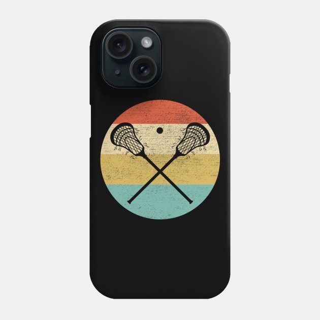 Lacrosse Retro Vintage Phone Case by DragonTees