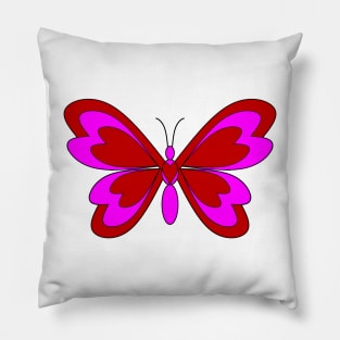 Butterfly Hearts Pillow