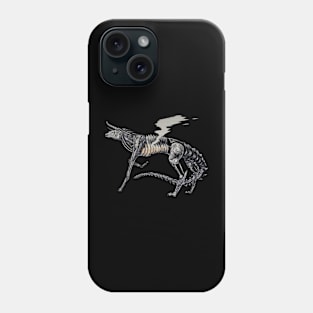 Cyborg demon horse Phone Case