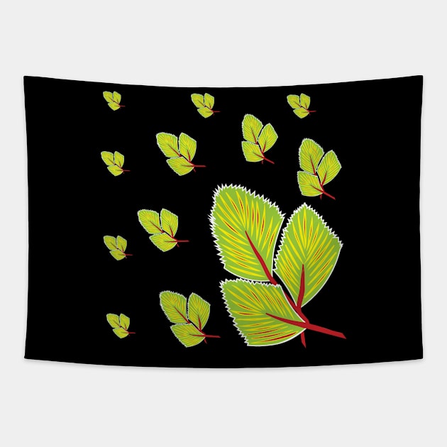 leaf pattern 2 Tapestry by Urtype