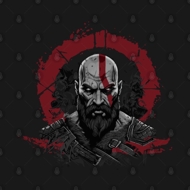 kratos - god of war by OM Des