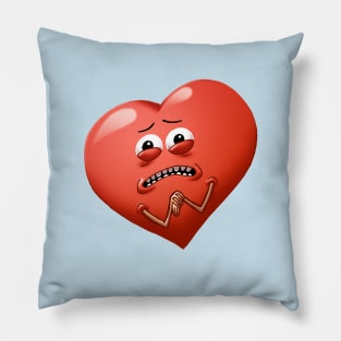 Fear of a broken heart Pillow