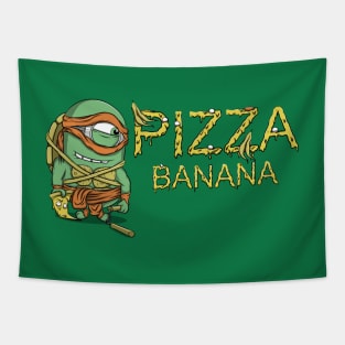 Pizza in Banana Tapestry