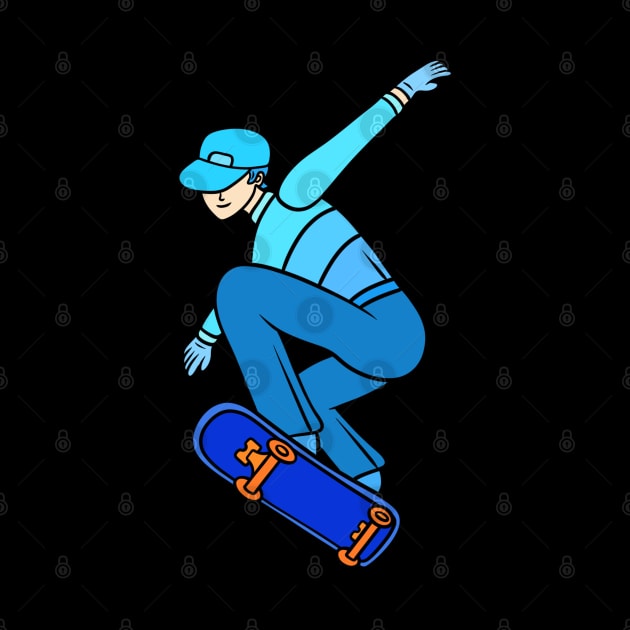 Cool skater boy by Andrew Hau