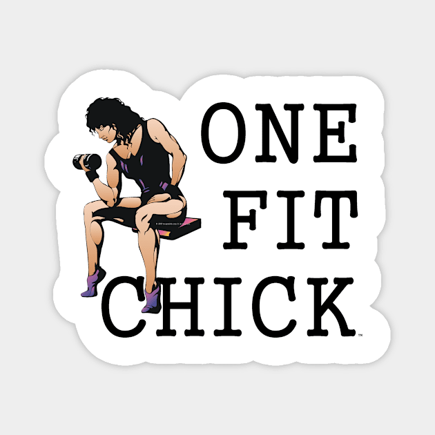 One Fit Chick Magnet by teepossible