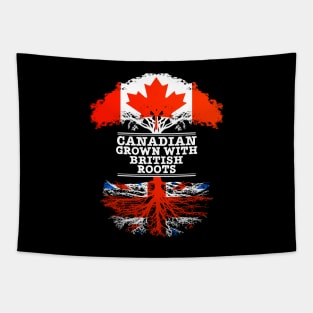 Canadian Grown With British Roots - Gift for British With Roots From Great Britain Tapestry