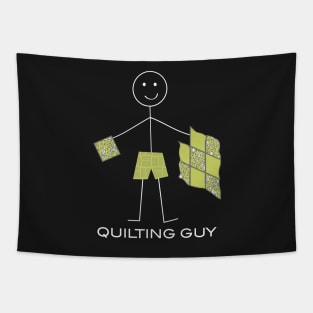 Funny Mens Quilting Guy Tapestry