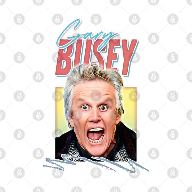 Gary Busey / Retro Film Fan Aesthetic Design by DankFutura