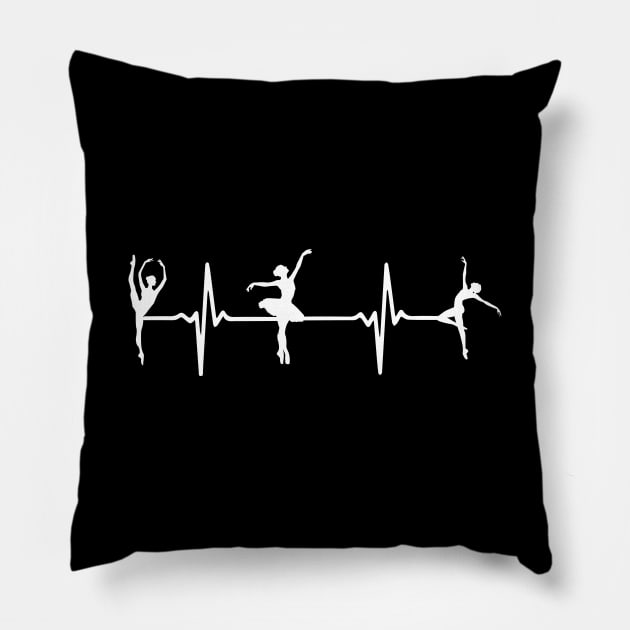 Gymnastics Heartbeat Pillow by amalya