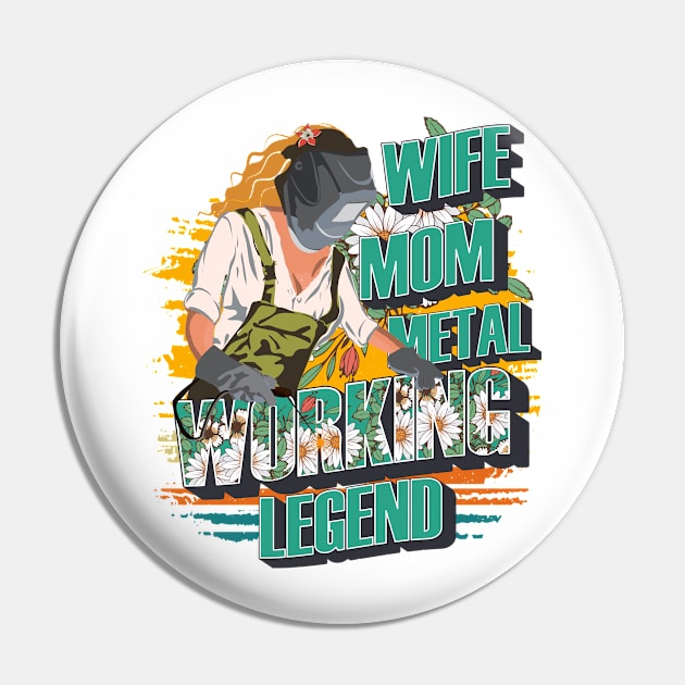 Welding girl quote Heavy metal welding queen floral pattern 90s retro style Pin by HomeCoquette