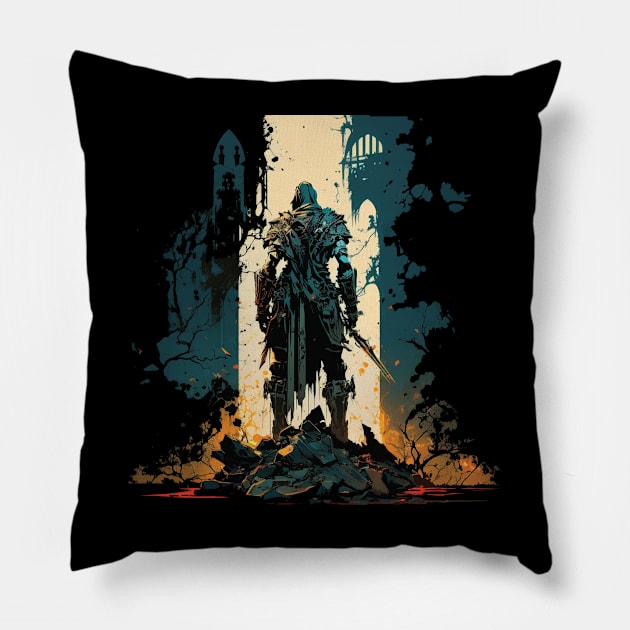 paladin Pillow by Trontee