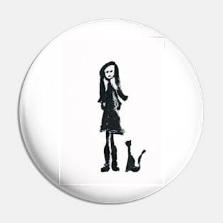 Stick girl (I/IV) and Cat Pin