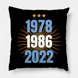 Argentina Champions of The World Pillow