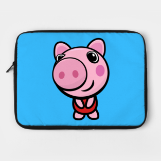 Custodie Per Laptop Piggy Chapter Teepublic It - bunny cute piggy character skin roblox bunny sticker teepublic