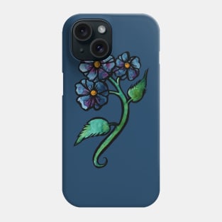 Blue Flower Phone Case