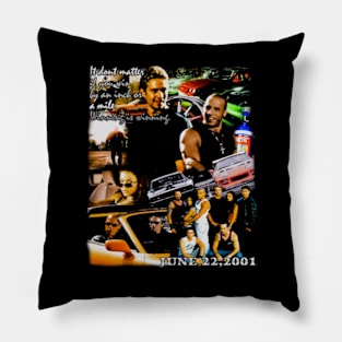 Fast And The Furious Retro Pillow