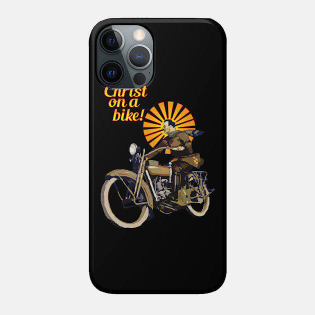 Christ on a Bike - Christ - Phone Case