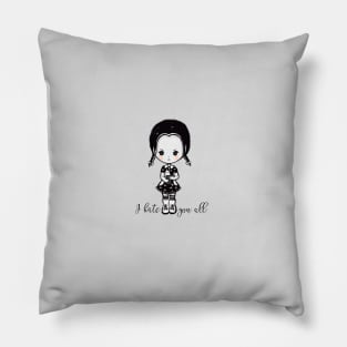 wednesday addams Pillow