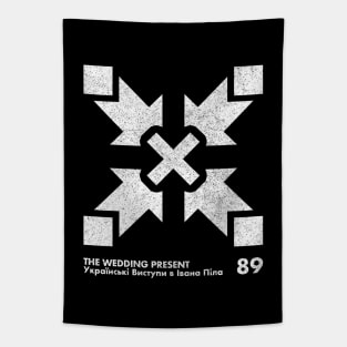 The Wedding Present / Ukrainski vistupi v Ivana Pila / Minimalist Artwork Design Tapestry