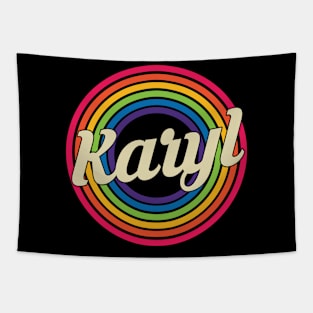 Karyl - Retro Rainbow Style Tapestry