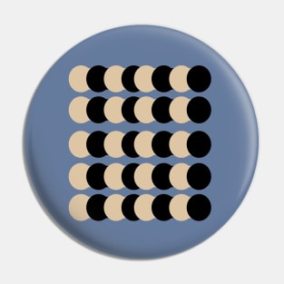 Pastel Toned Geometric Circles Pattern Pin