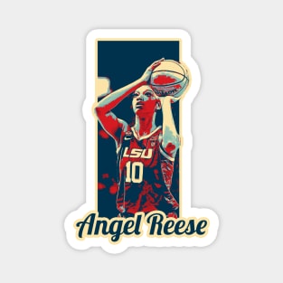 Angel Reese Retro Vintage Color Magnet