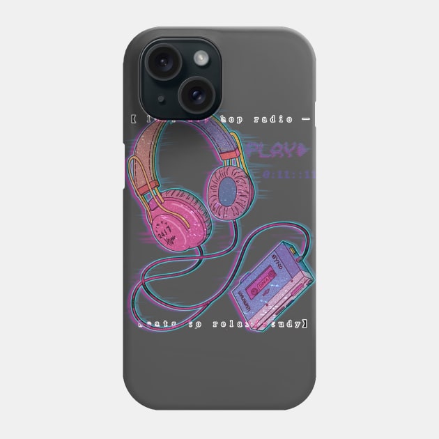 Lo-fi beats Phone Case by AmethyGalaxy