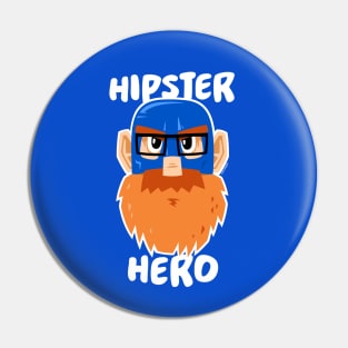 Hipster Hero Pin
