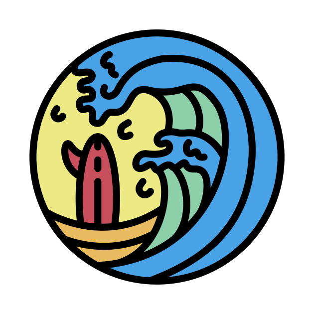 Surf Wave by polkamdesign