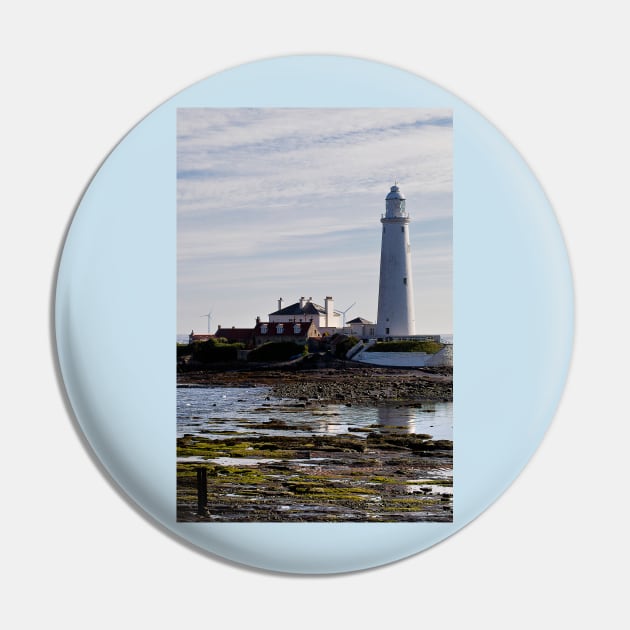 St Mary's Island Portrait Pin by Violaman