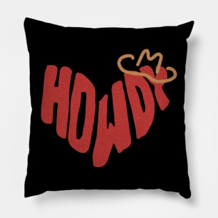 Howdy Heart! Pillow